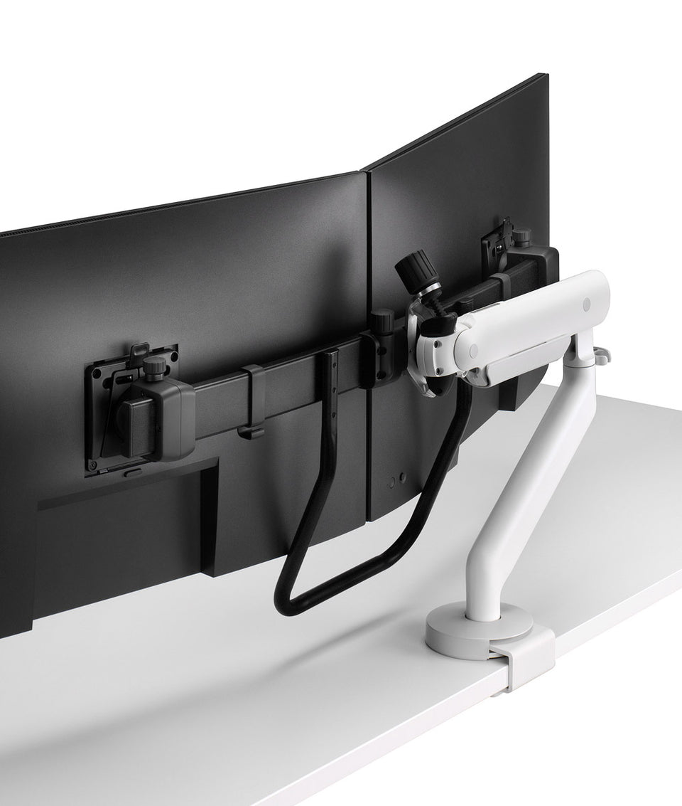 Flo X – dubbel monitorarm för storformat