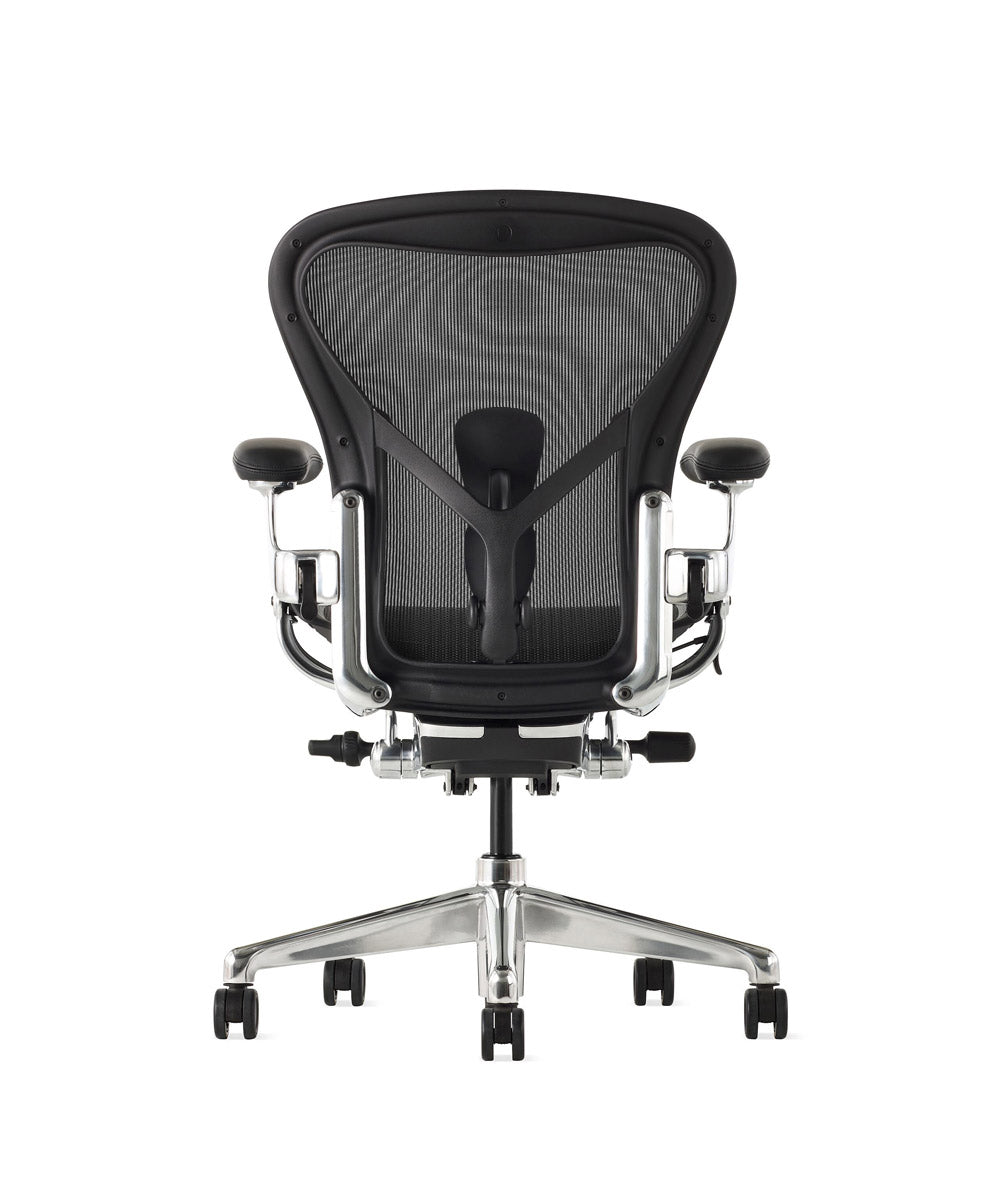 Aeron Onyx/Polerad kontorsstol