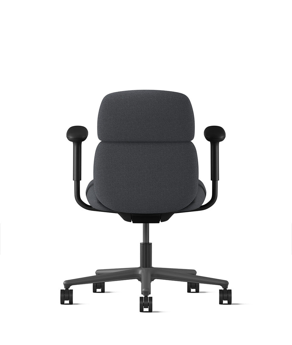 Asari Knight Graphite stol med medelhög rygg