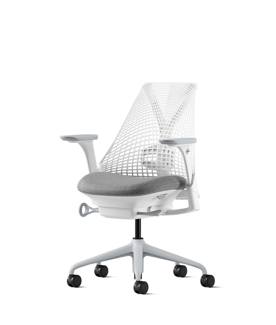 Sayl Studio vit/0123 kontorsstol