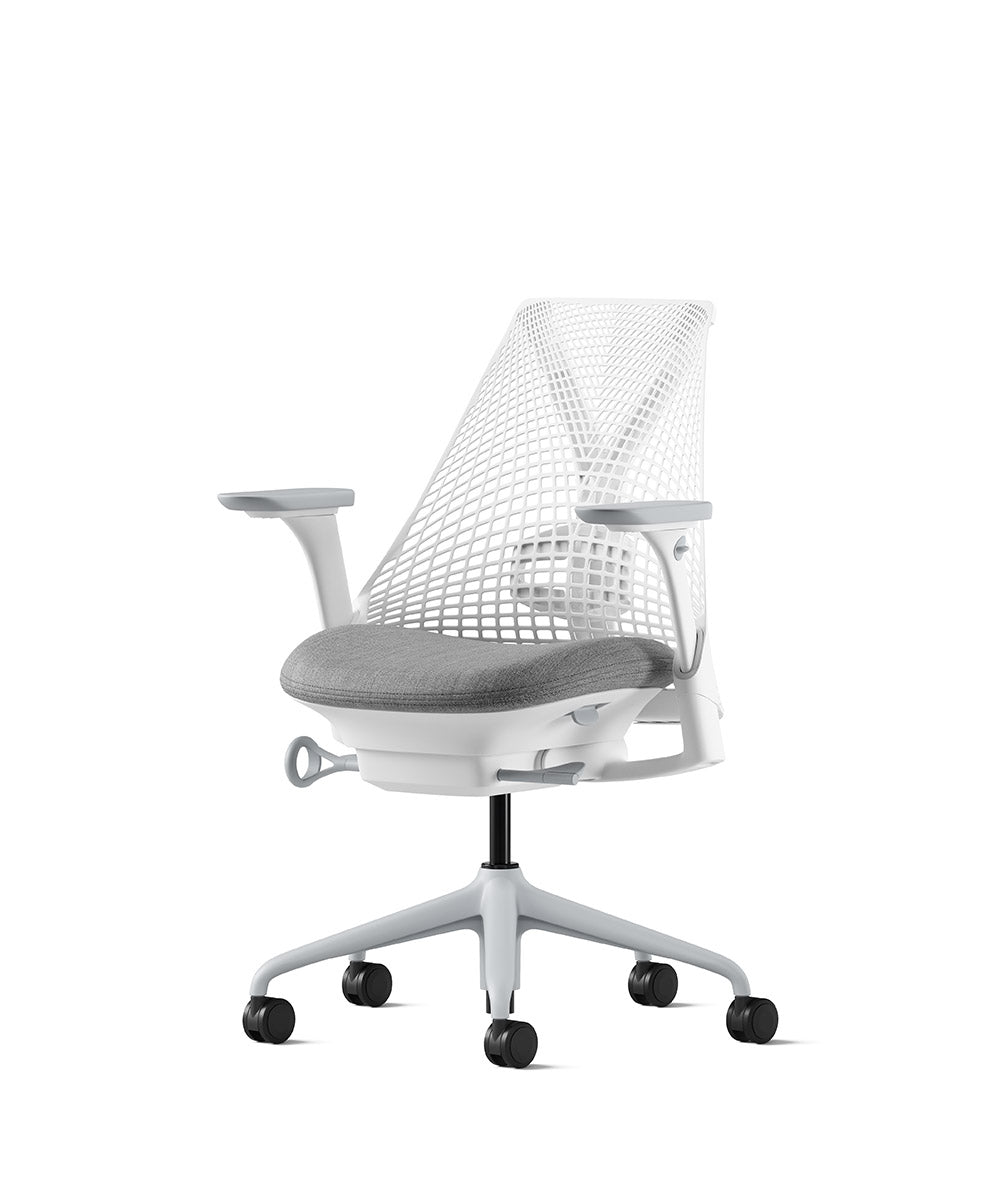 Sayl Studio vit/0123 kontorsstol