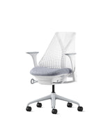 Sayl Studio vit/Silverdale kontorsstol