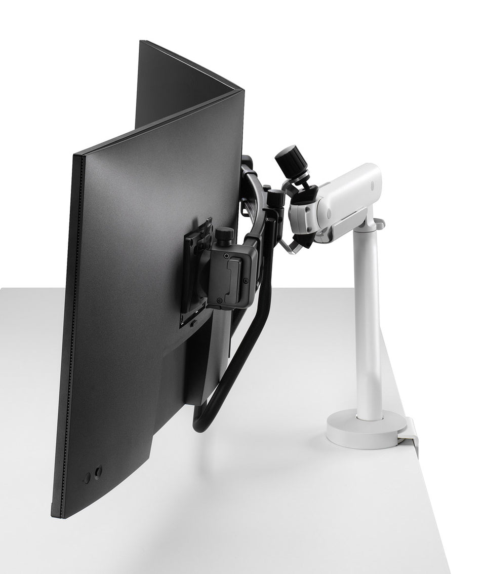 Flo X – dubbel monitorarm för storformat