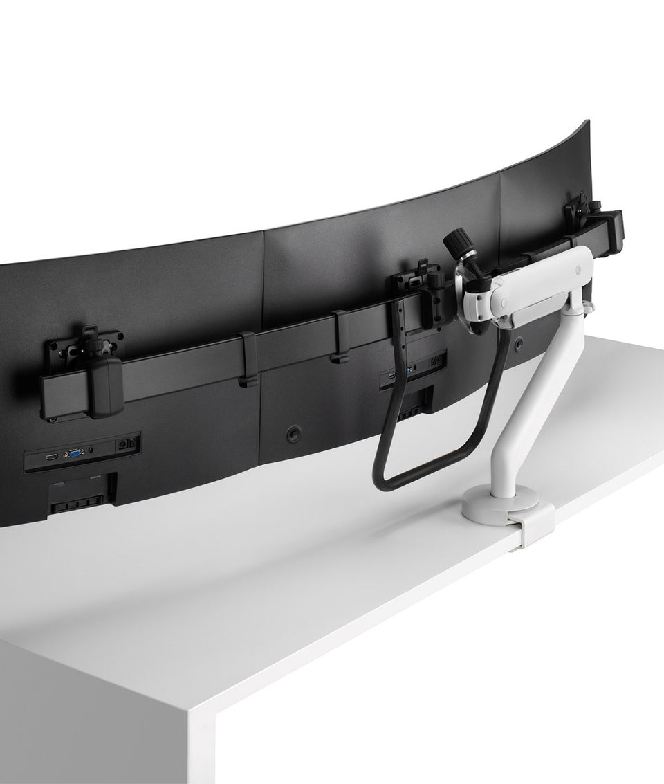 Flo X – trippel monitorarm för storformat
