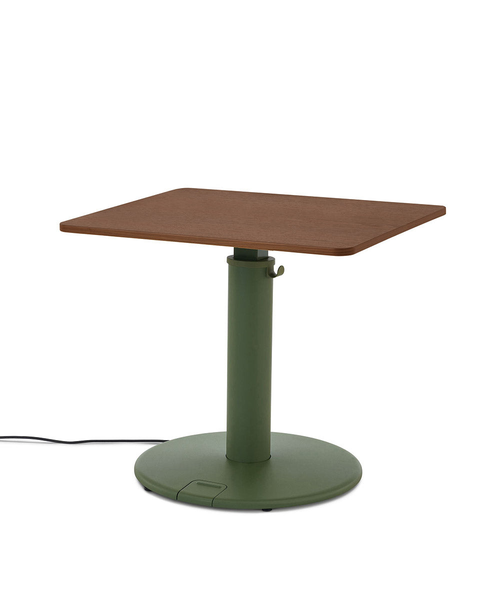OE1 Rectangular Standing Desk Studio vit 