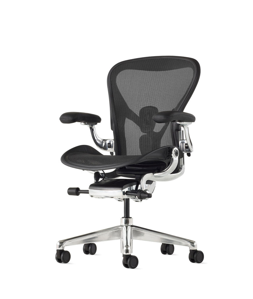 Aeron Onyx/Polerad kontorsstol