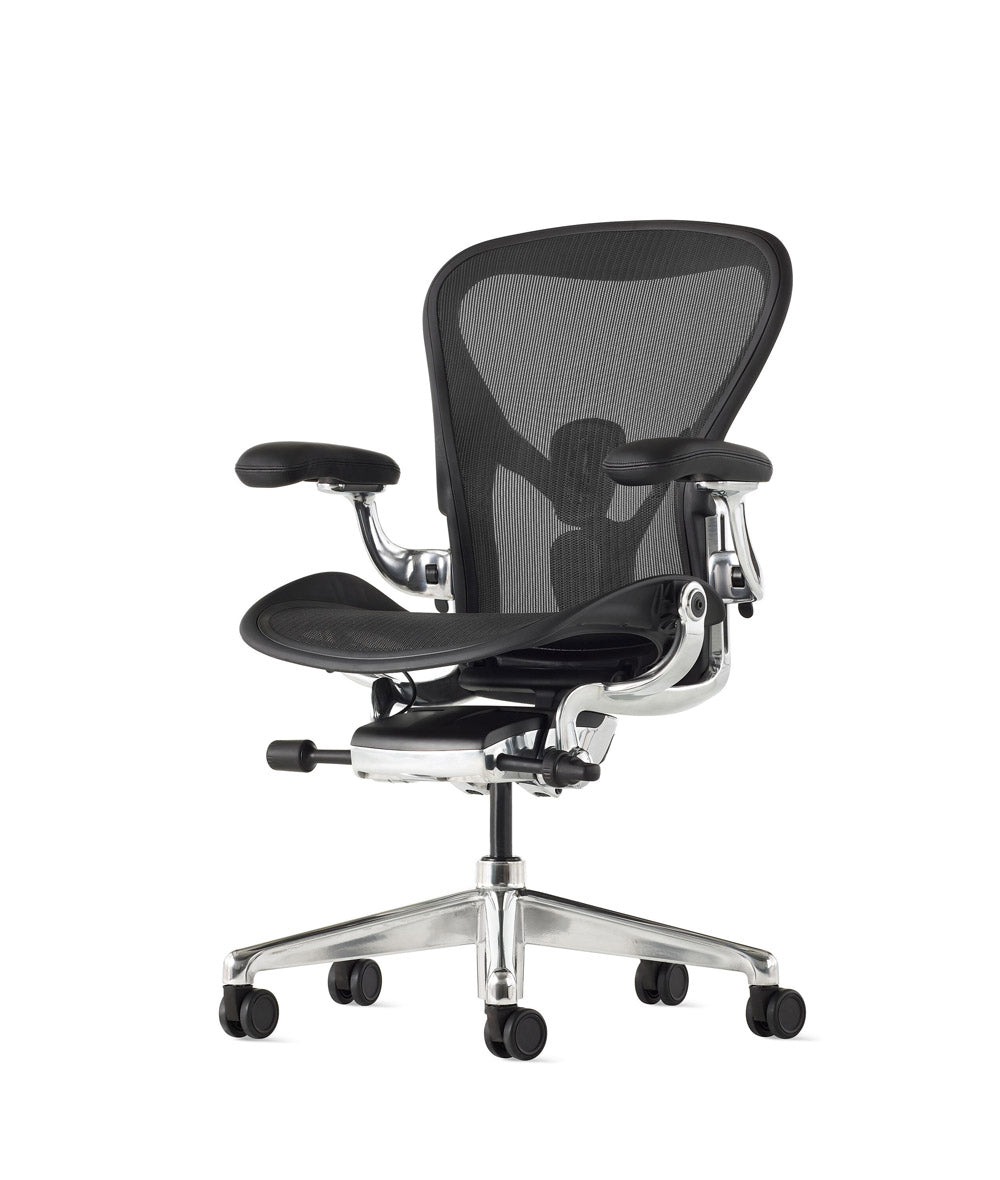Aeron Onyx/Polerad kontorsstol