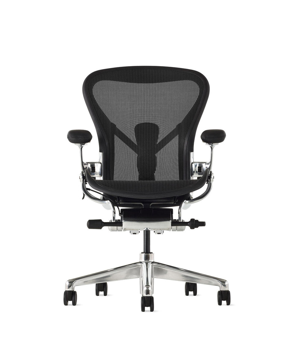 Aeron Onyx/Polerad kontorsstol