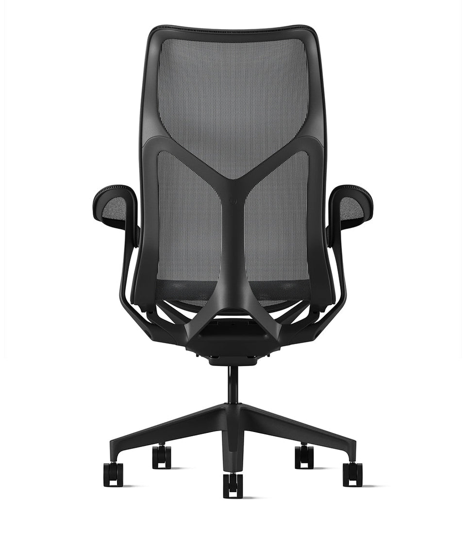 Cosm Graphite/Graphite kontorsstol med hög rygg